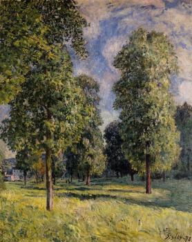 Alfred Sisley : Landscape at Sevres